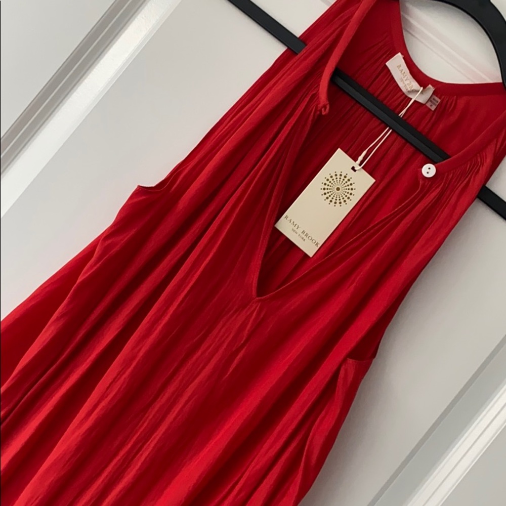 Ramy Brook Red Blouse - New w/ Tags